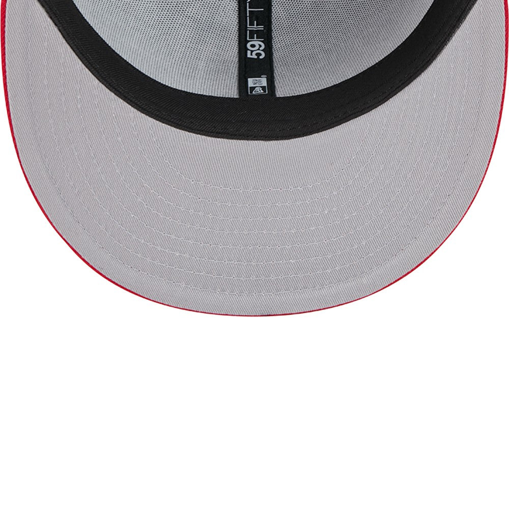 Black Los Angeles Angels New Era Sands 59FIFTY Fitted Hat