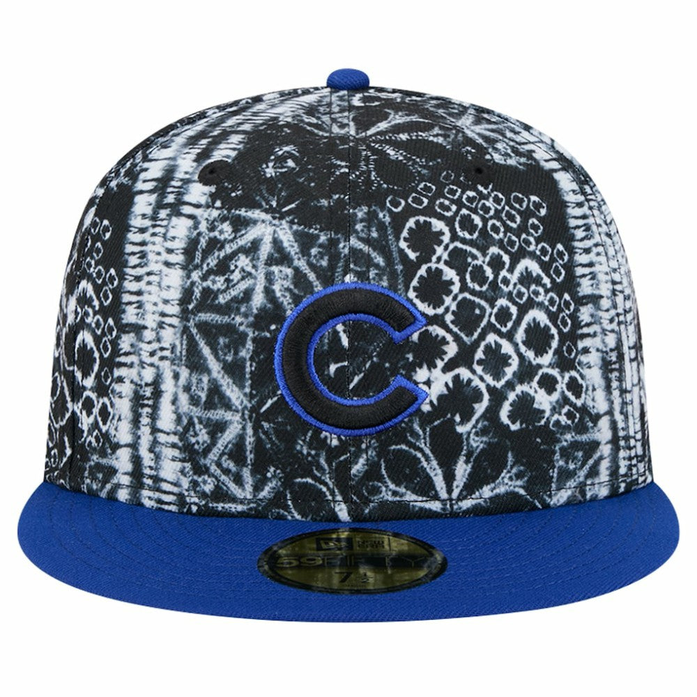 Black Chicago Cubs New Era Sands 59FIFTY Fitted Hat