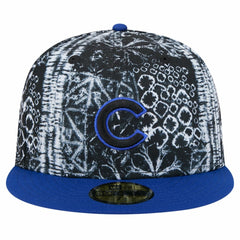 Black Chicago Cubs New Era Sands 59FIFTY Fitted Hat