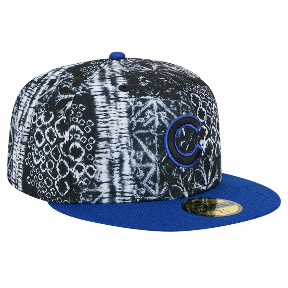 Black Chicago Cubs New Era Sands 59FIFTY Fitted Hat