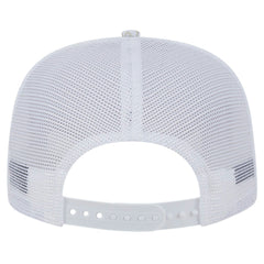 White Los Angeles Angels New Era Logo Dunes A-Frame Trucker 9FIFTY Snapback Hat