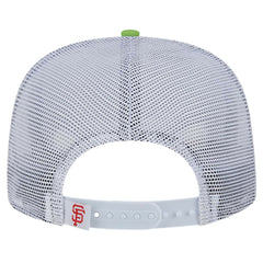 Red San Francisco Giants New Era Neon Horizon A-Frame Trucker 9FIFTY Snapback Hat
