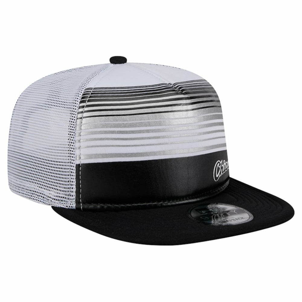 Black Chicago White Sox New Era Team Horizon 9FIFTY A-Frame Trucker Snapback Hat