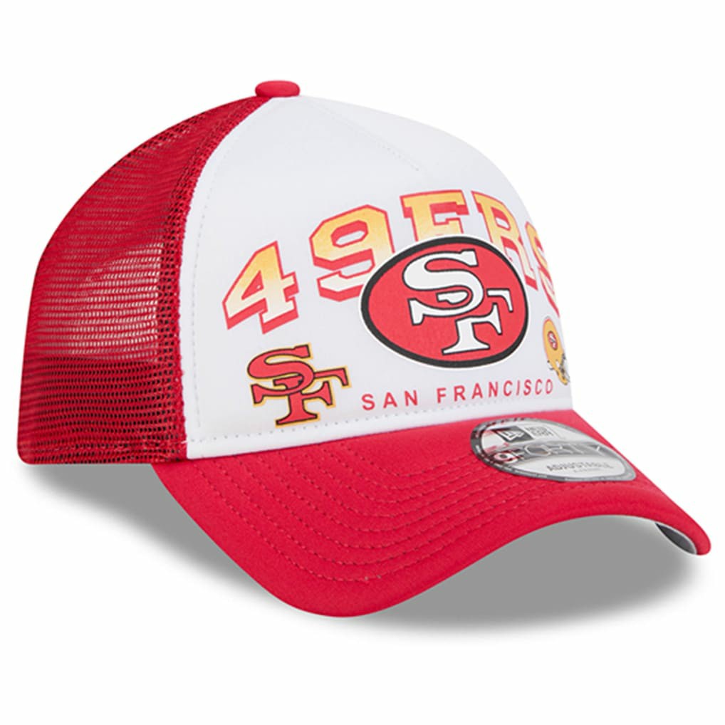 Retro Wordmark A-Frame 9FORTY Adjustable Hat - San Francisco 49ers Hats