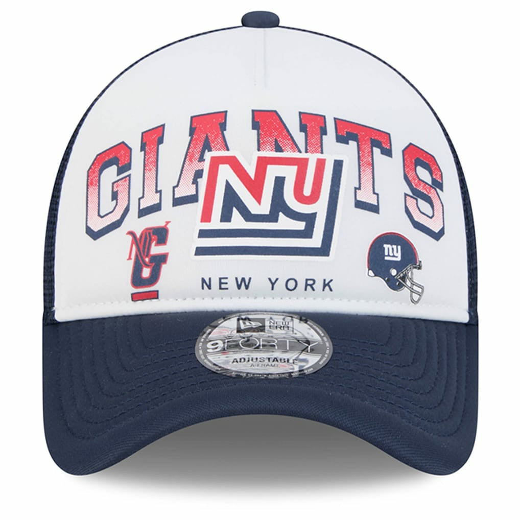 Retro Wordmark A-Frame 9FORTY Adjustable Hat - New York Giants Hats