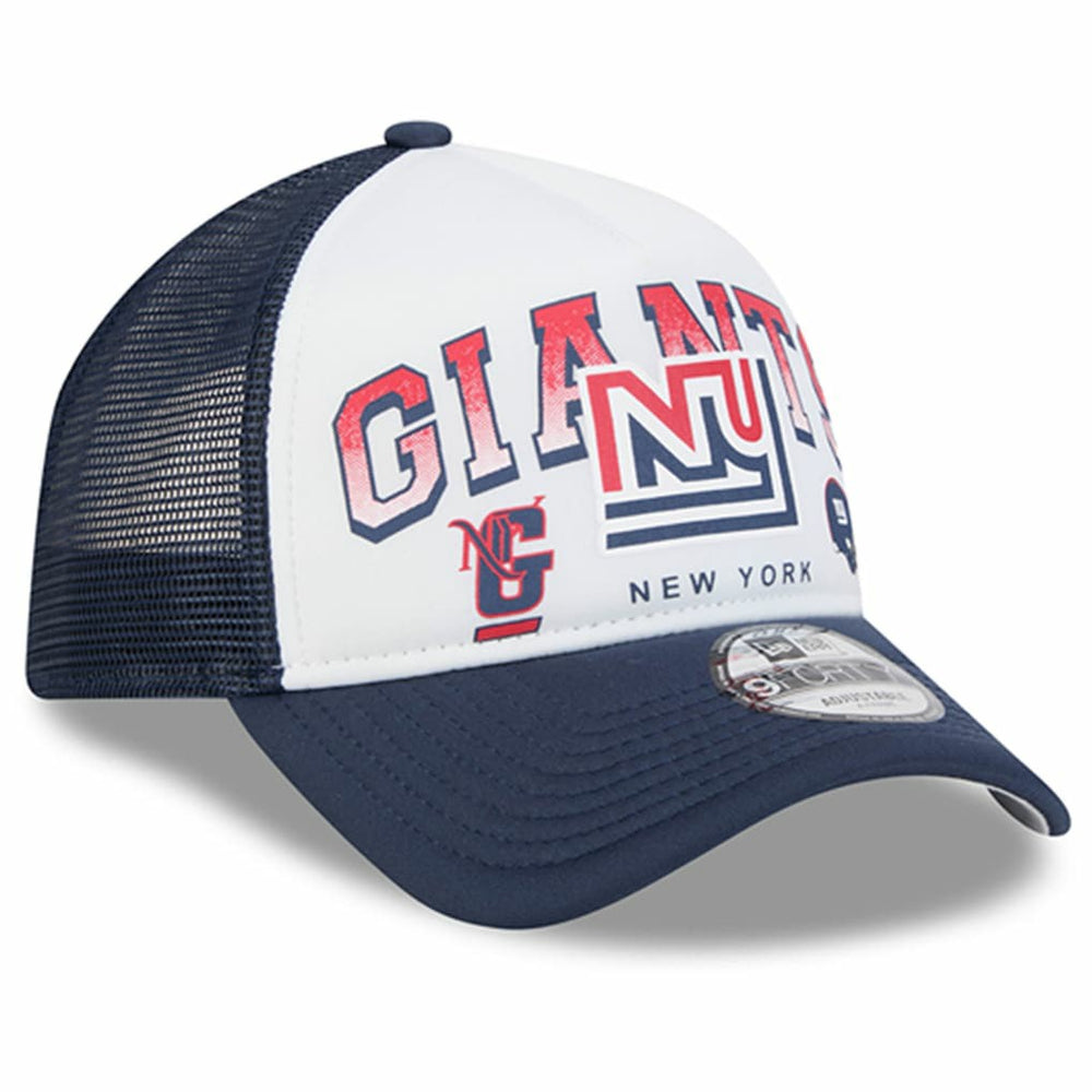 Retro Wordmark A-Frame 9FORTY Adjustable Hat - New York Giants Hats