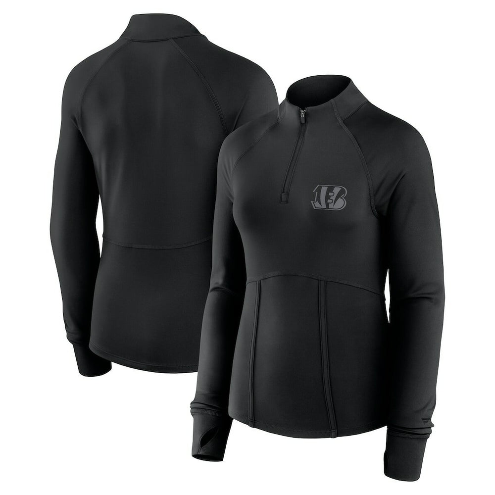 Women's Elements Raglan Quarter-Zip Jacket - Cincinnati Bengals Jackets