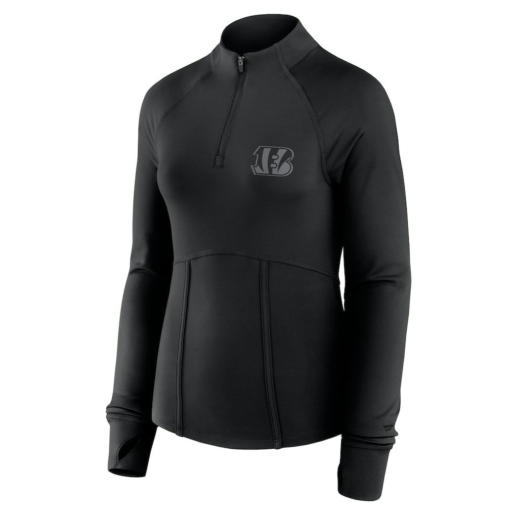 Women's Elements Raglan Quarter-Zip Jacket - Cincinnati Bengals Jackets