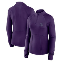 Women's Elements Raglan Quarter-Zip Jacket - Minnesota Vikings Jackets
