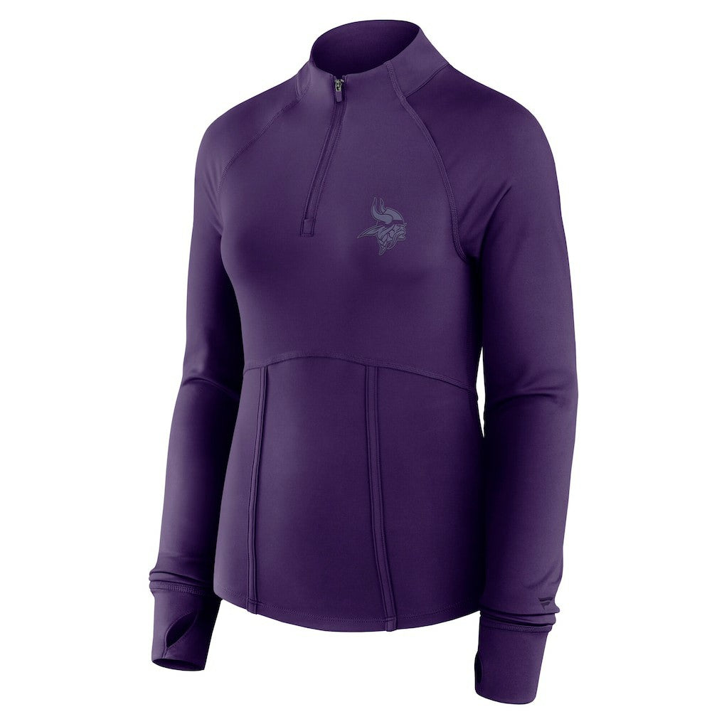 Women's Elements Raglan Quarter-Zip Jacket - Minnesota Vikings Jackets