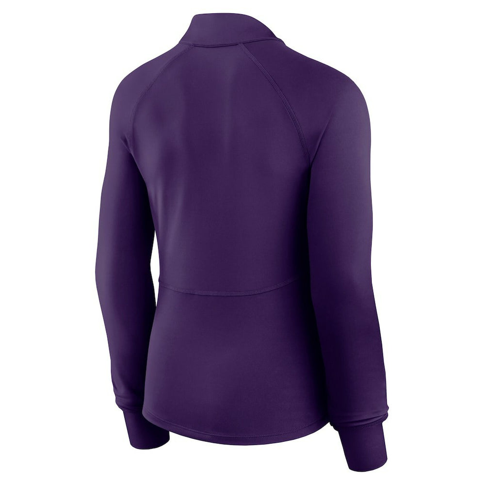 Women's Elements Raglan Quarter-Zip Jacket - Minnesota Vikings Jackets