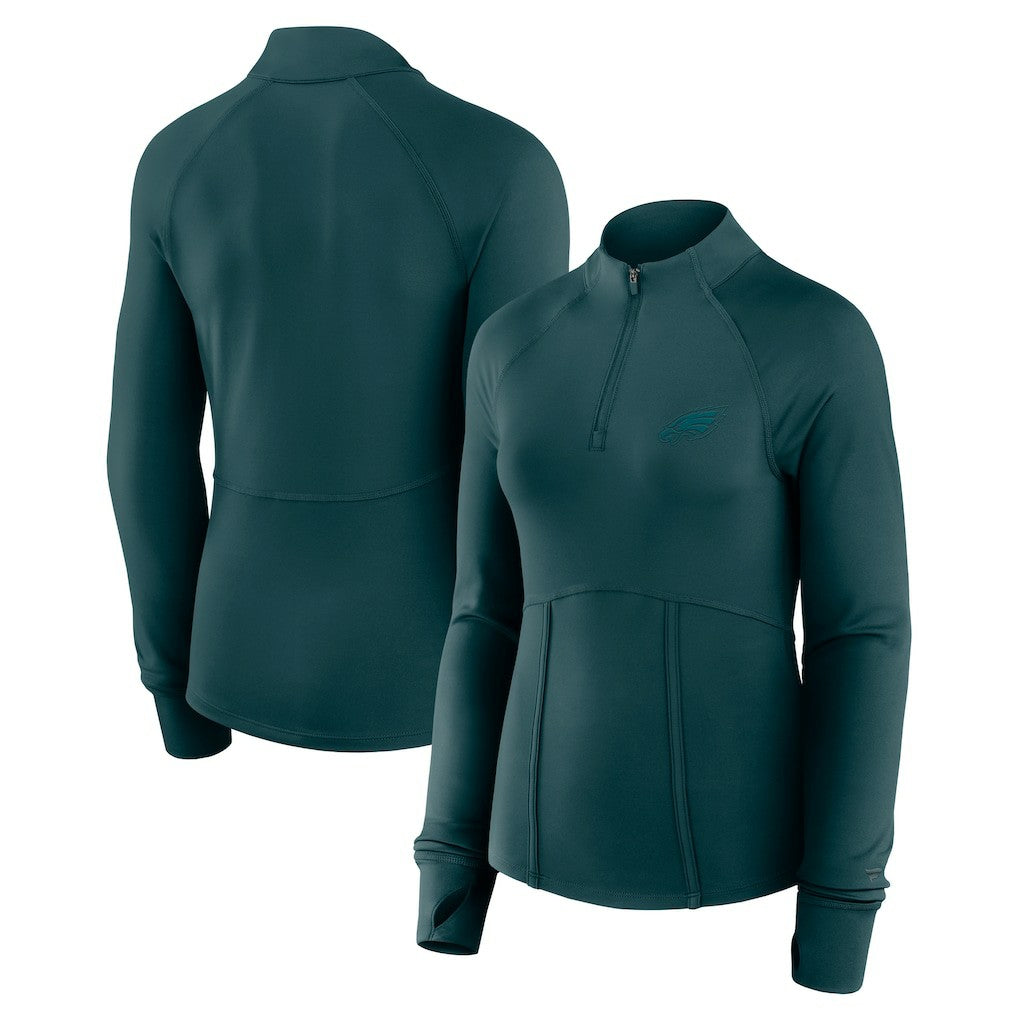 Women's Elements Quarter-Zip Jacket - Philadelphia Eagles Jackets