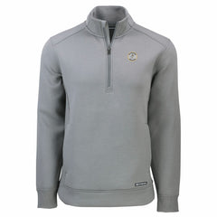 Gray Milwaukee Brewers Cutter & Buck Cooperstown Collection Roam Eco Recycled Quarter-Zip Pullover