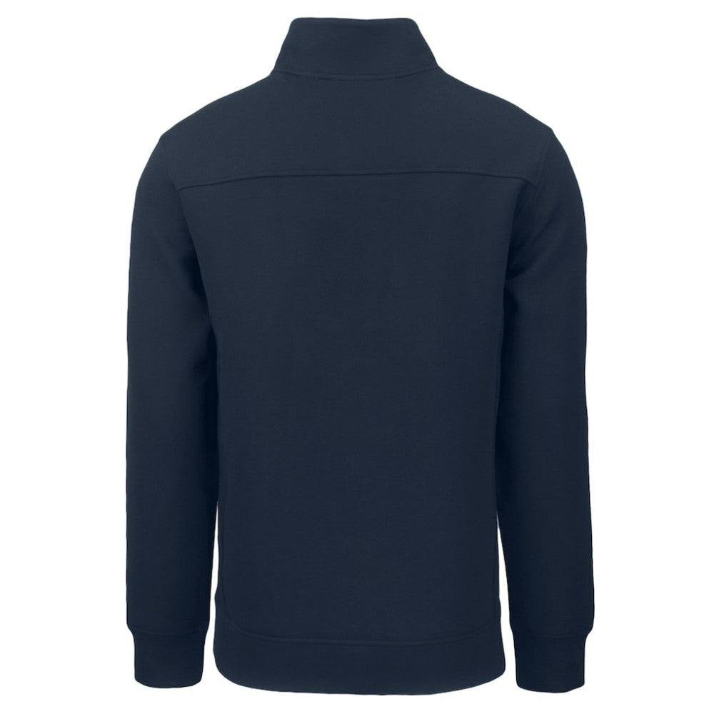 Navy Seattle Mariners Cutter & Buck Cooperstown Collection Roam Eco Recycled Quarter-Zip Pullover