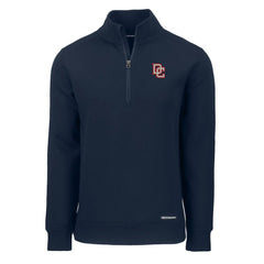 Navy Washington Nationals Cutter & Buck Cooperstown Collection Roam Eco Recycled Quarter-Zip Pullover