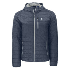 Anthracite Chicago Cubs Cutter & Buck Cooperstown Collection Rainier Primaloft Eco Full-Zip Hooded Jacket
