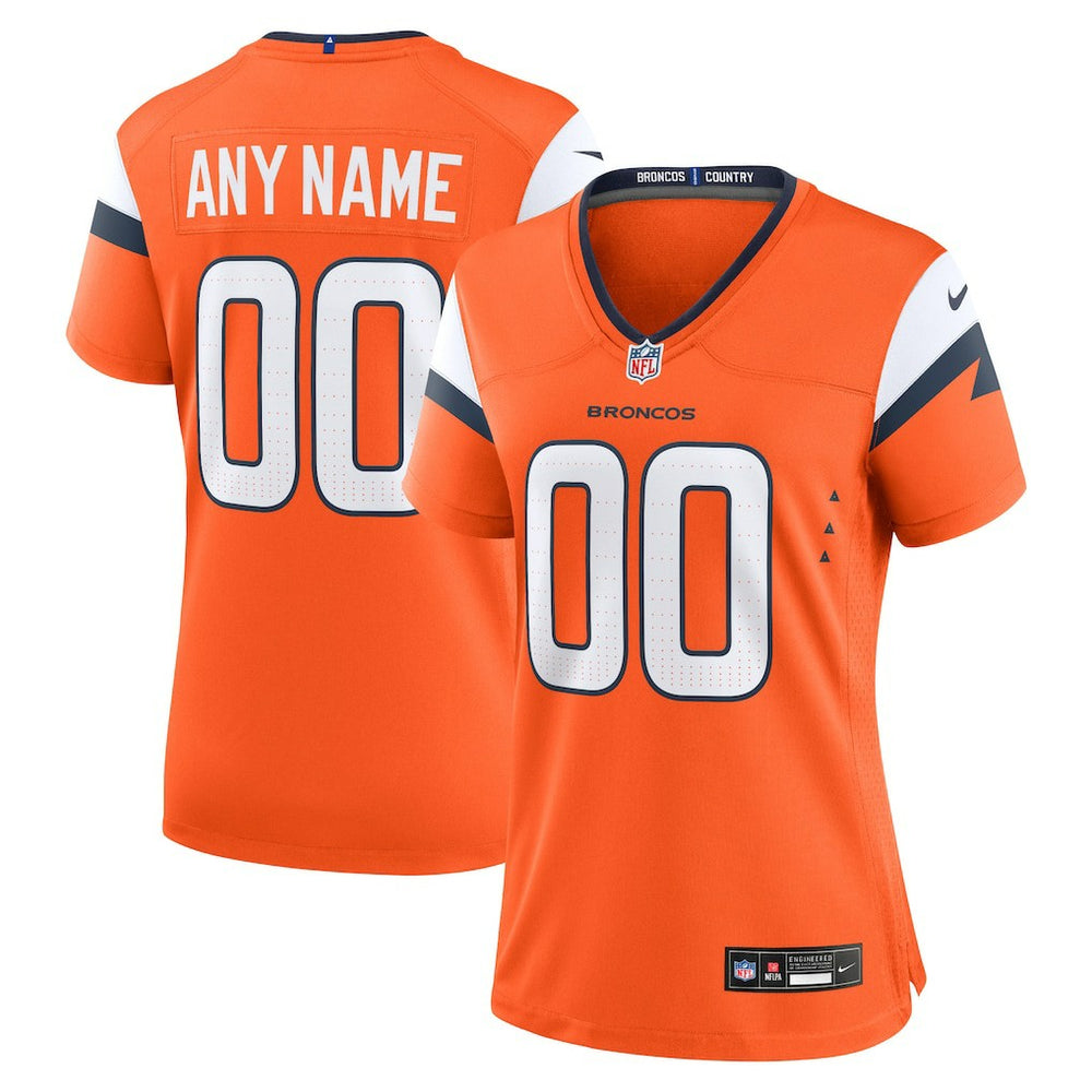 Women's Mile High Collection Custom Game Jersey - Denver Broncos Jerseys