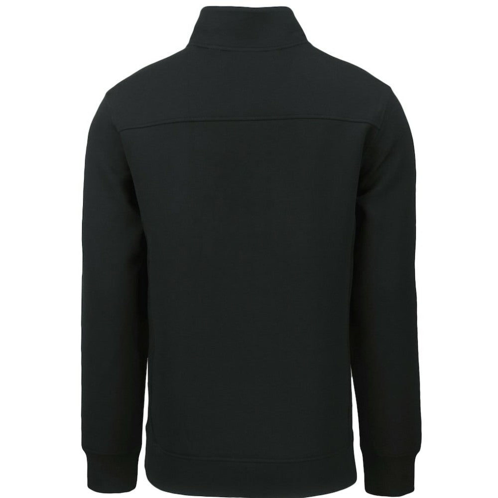 Black Los Angeles Dodgers Cutter & Buck Roam Eco Recycled Quarter-Zip Pullover