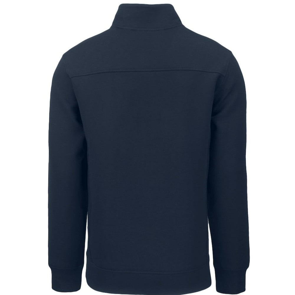 Navy Chicago Cubs Cutter & Buck Roam Eco Recycled Quarter-Zip Pullover