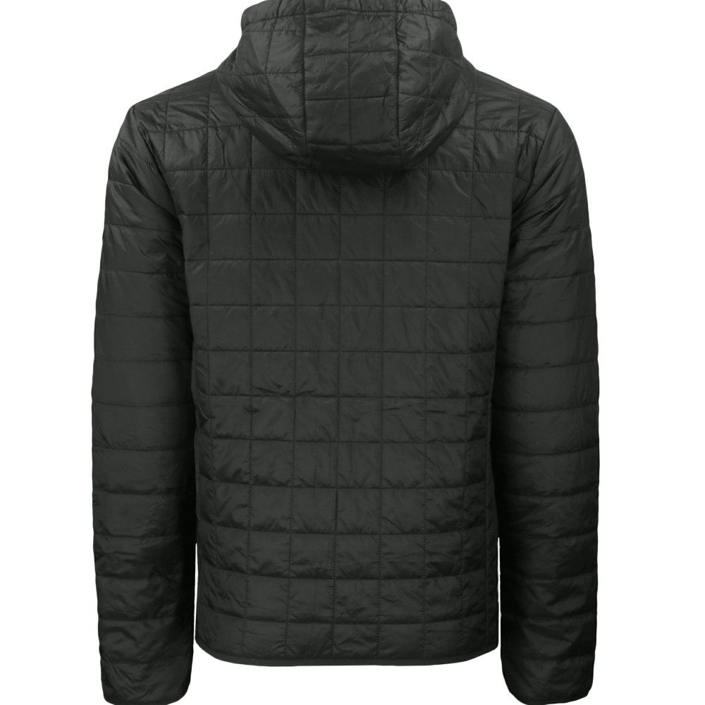 Black Cincinnati Reds Cutter & Buck Rainier Primaloft Eco Full-Zip Hooded Jacket
