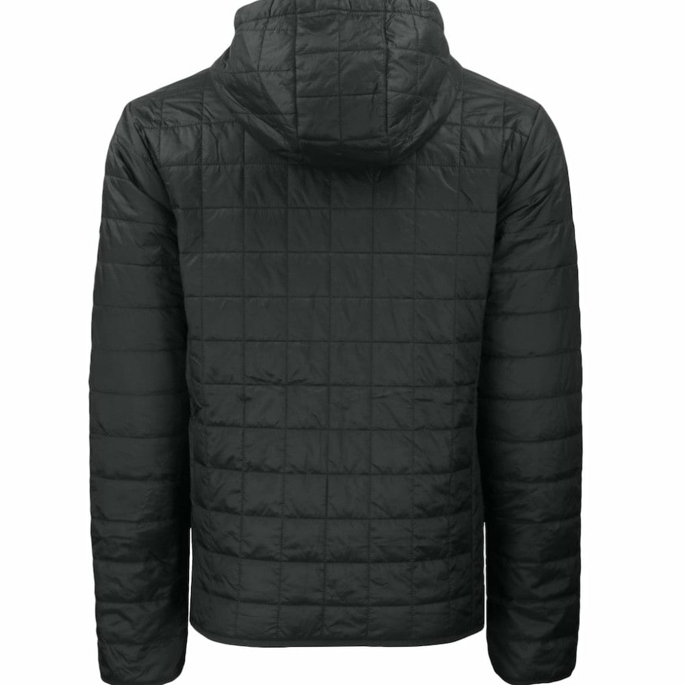 Black San Francisco Giants Cutter & Buck Rainier Primaloft Eco Full-Zip Hooded Jacket
