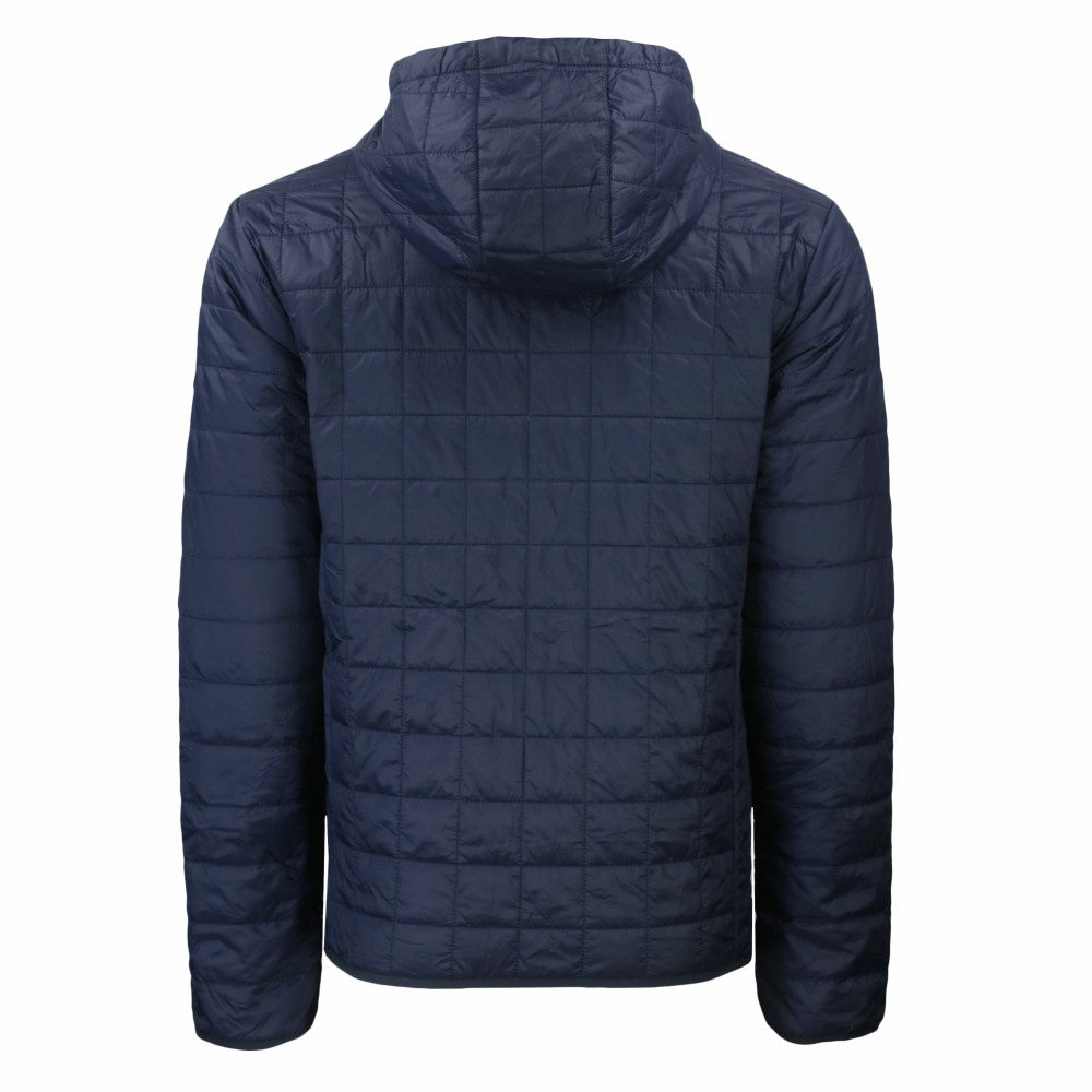 Navy New York Mets Cutter & Buck Americana Rainier Primaloft Eco Full-Zip Hooded Jacket
