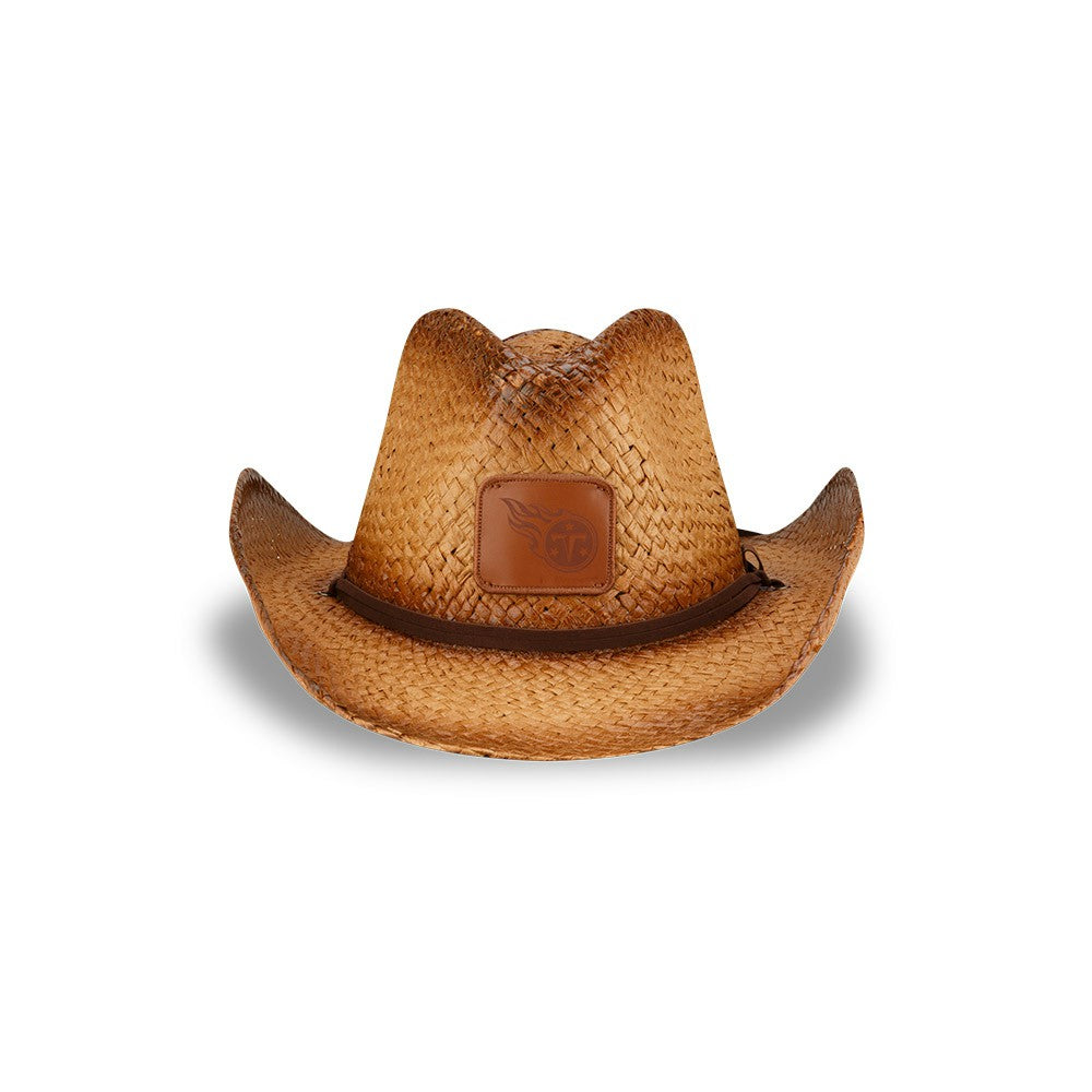 Unisex Dutton Curved Brim Straw Hat - Tennessee Titans Hats
