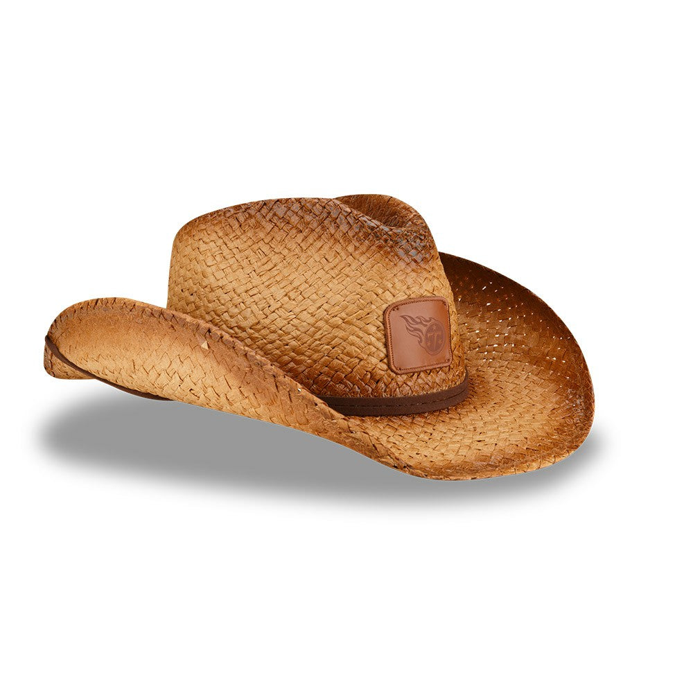 Unisex Dutton Curved Brim Straw Hat - Tennessee Titans Hats