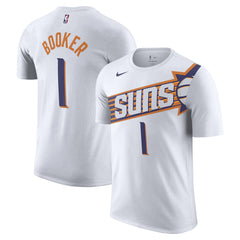 Nike Devin Booker Phoenix Suns 2023/24 Association Name & Number T-Shirt