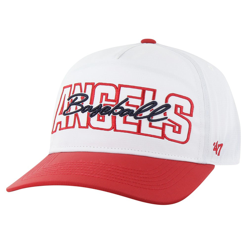 White Los Angeles Angels '47 Lineman Hitch Adjustable Hat