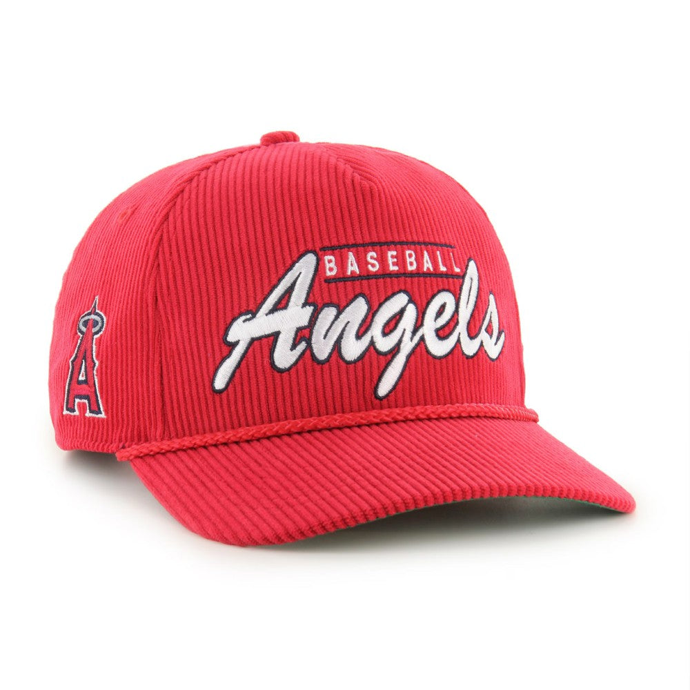 Red Los Angeles Angels '47 Corduroy Hitch Adjustable Hat