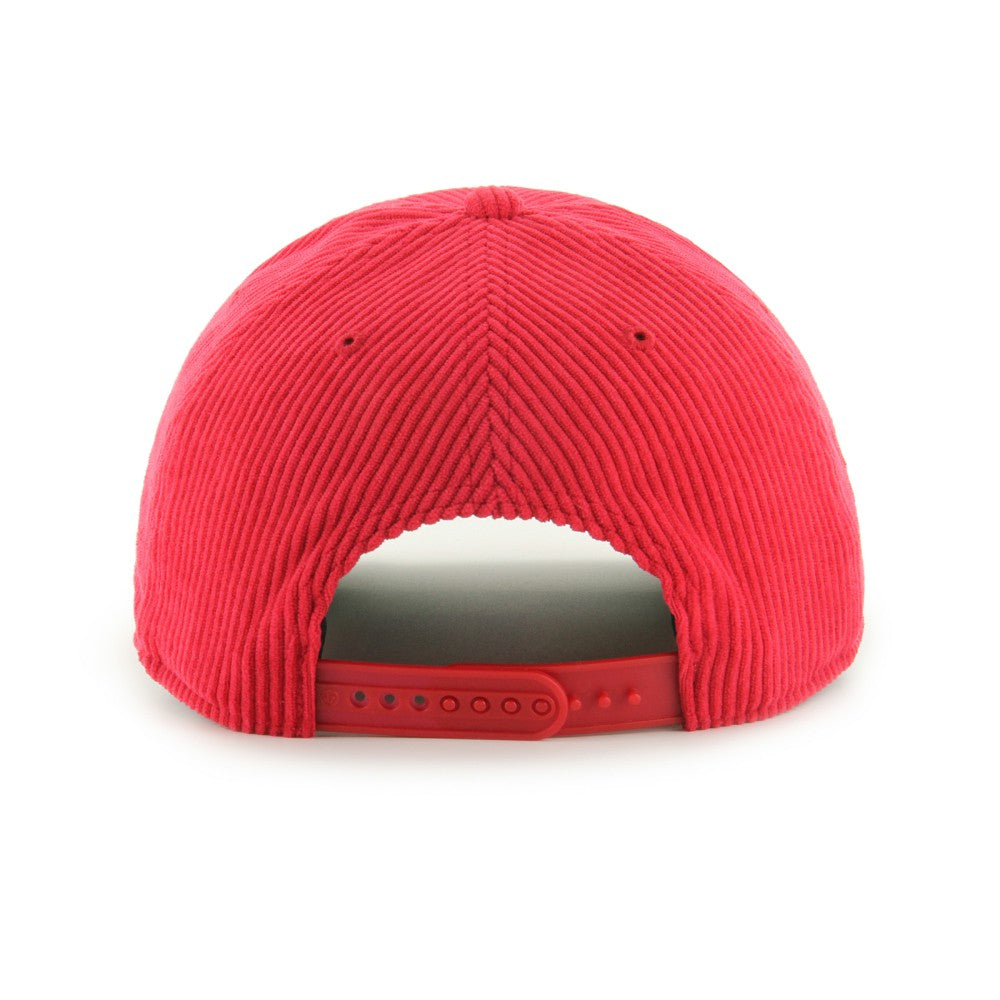 Red Los Angeles Angels '47 Corduroy Hitch Adjustable Hat