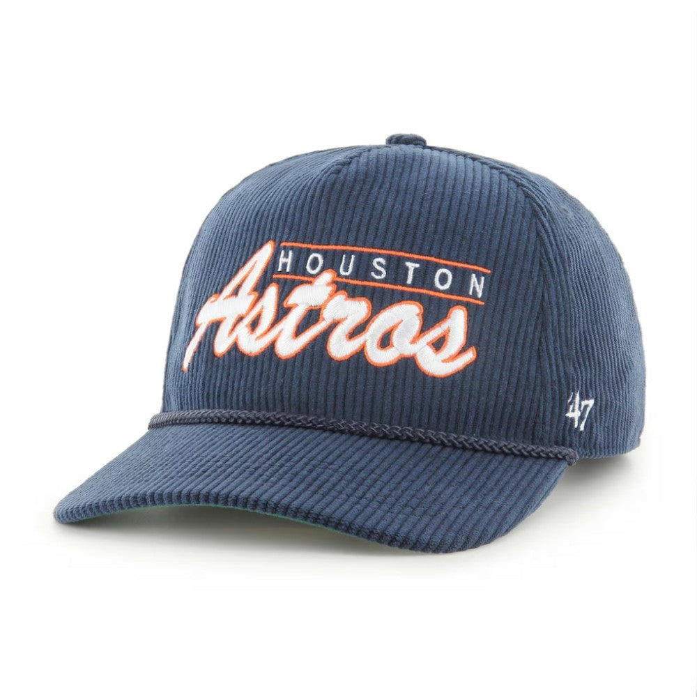 Navy Houston Astros '47 Corduroy Hitch Adjustable Hat