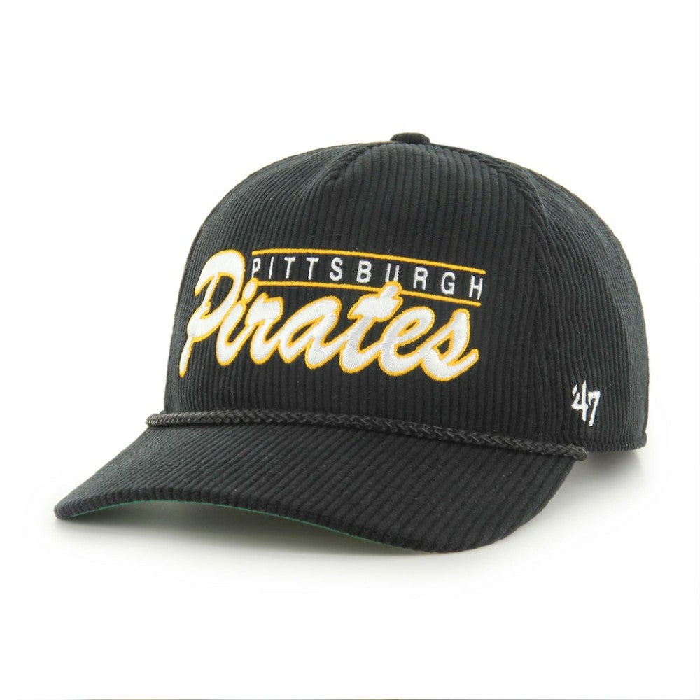 Black Pittsburgh Pirates '47 Corduroy Hitch Adjustable Hat