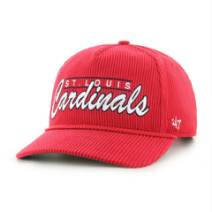 Red St. Louis Cardinals '47 Corduroy Hitch Adjustable Hat