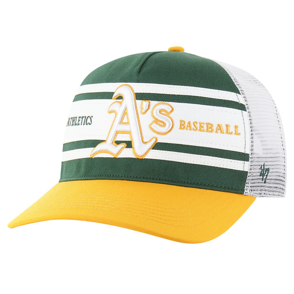 Green Athletics '47 Gridiron Super Stripe Relaxed Trucker Hitch Adjustable Hat