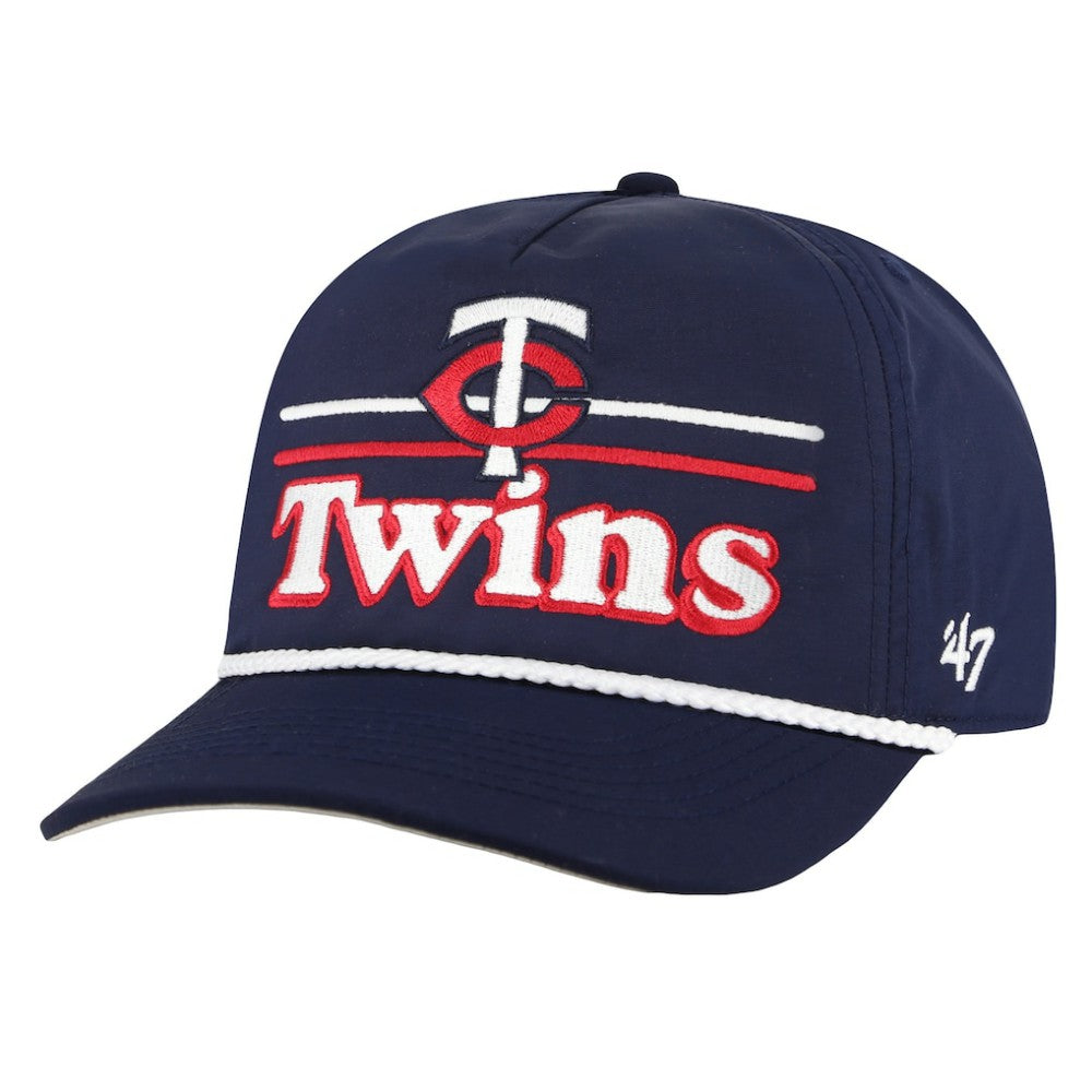 Navy Minnesota Twins '47 Campscape Hitch Adjustable Hat