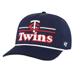 Navy Minnesota Twins '47 Campscape Hitch Adjustable Hat