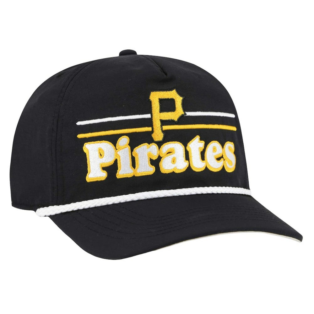 Black Pittsburgh Pirates '47 Campscape Hitch Adjustable Hat