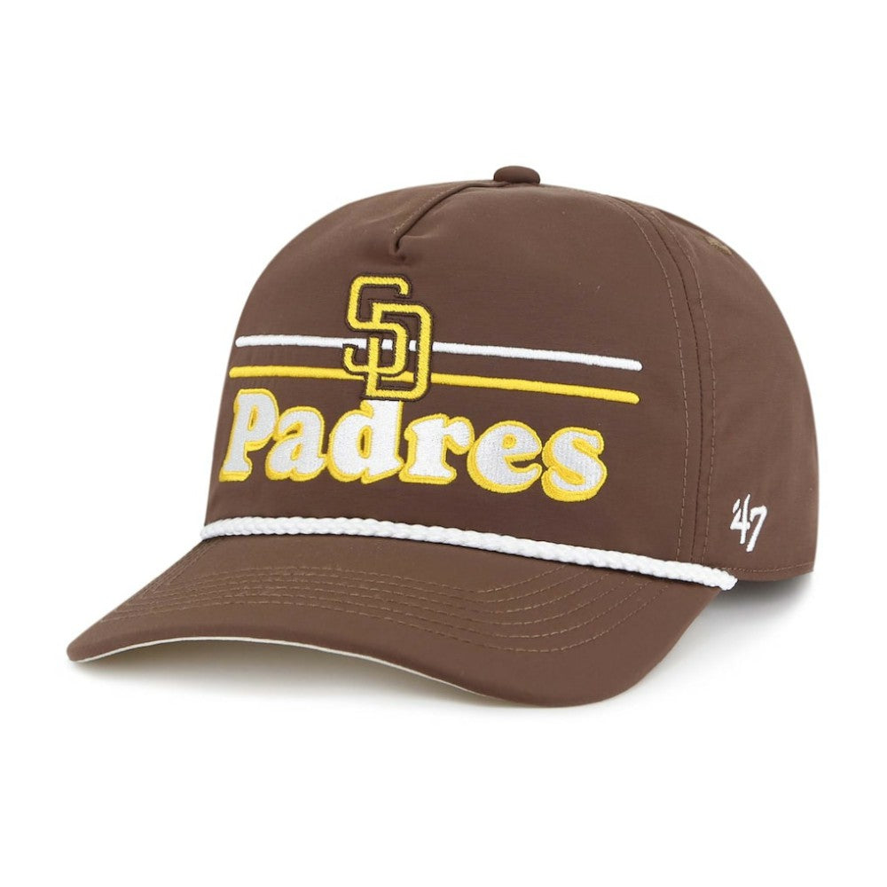 Brown San Diego Padres '47 Campscape Hitch Adjustable Hat
