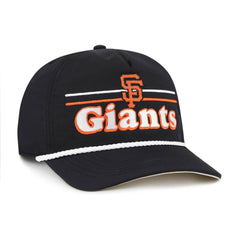 Black San Francisco Giants '47 Campscape Hitch Adjustable Hat