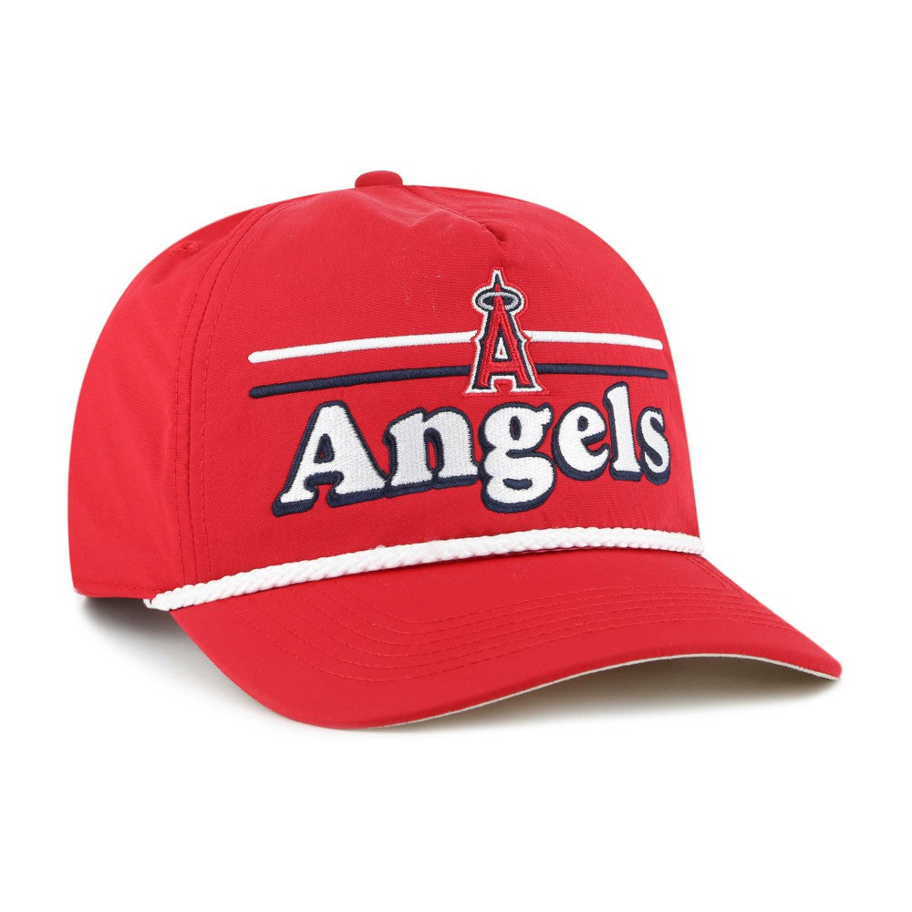 Red Los Angeles Angels '47 Campscape Hitch Adjustable Hat