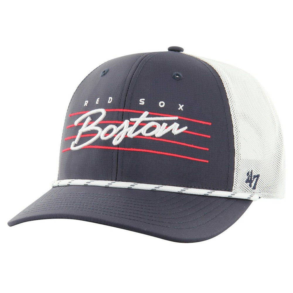 Navy Boston Red Sox '47 Downburst Trucker Adjustable Hat