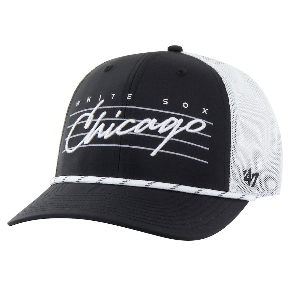 Black Chicago White Sox '47 Downburst Trucker Adjustable Hat