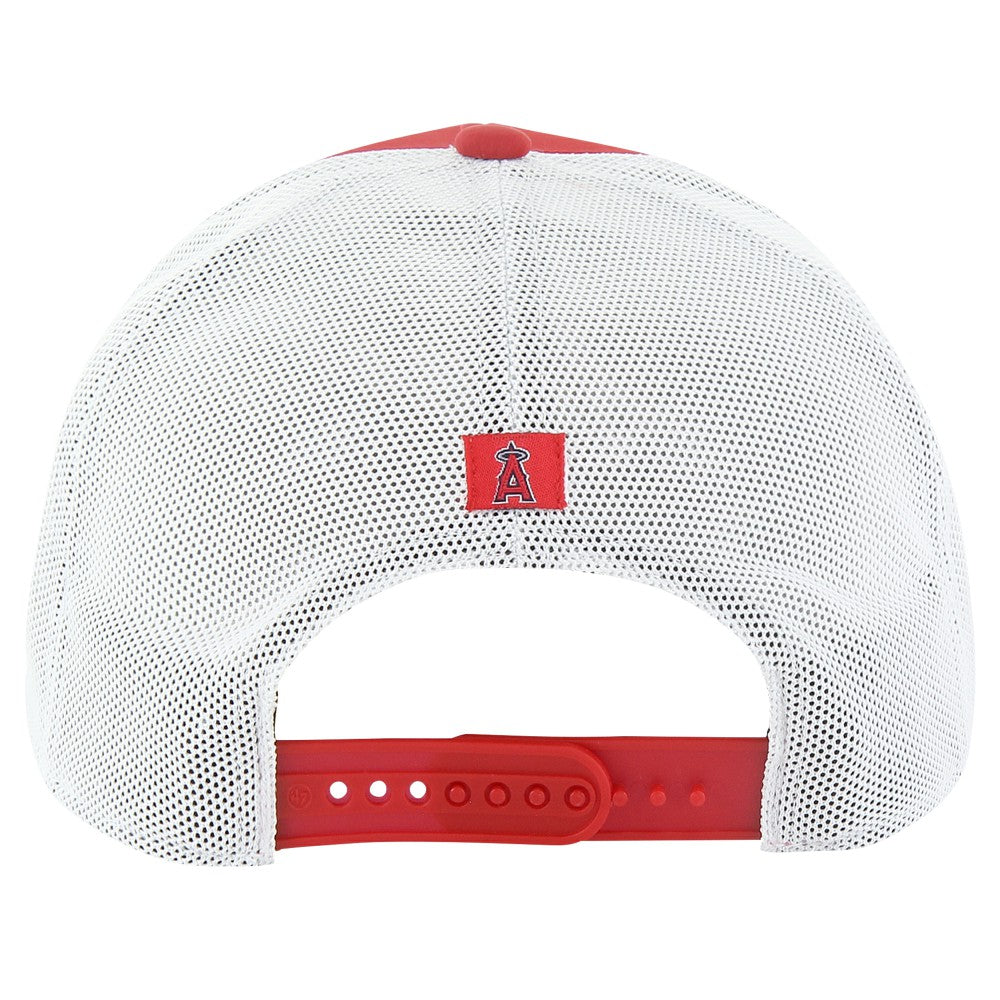 Red Los Angeles Angels '47 Downburst Trucker Adjustable Hat