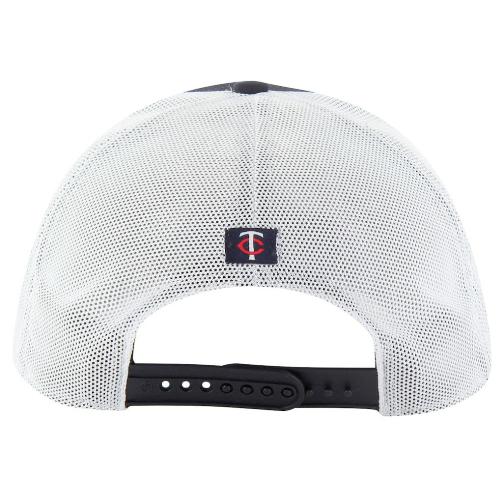 Navy Minnesota Twins '47 Downburst Trucker Adjustable Hat