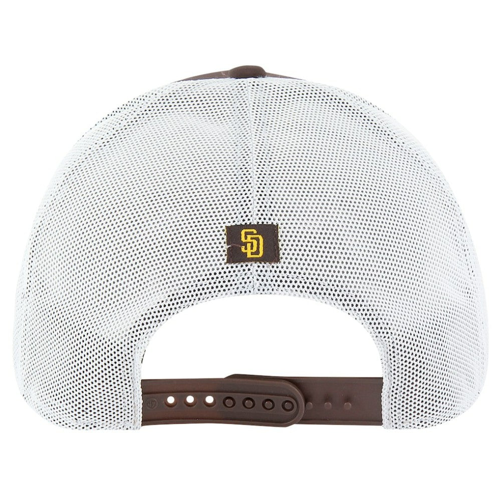 Brown San Diego Padres '47 Downburst Trucker Adjustable Hat