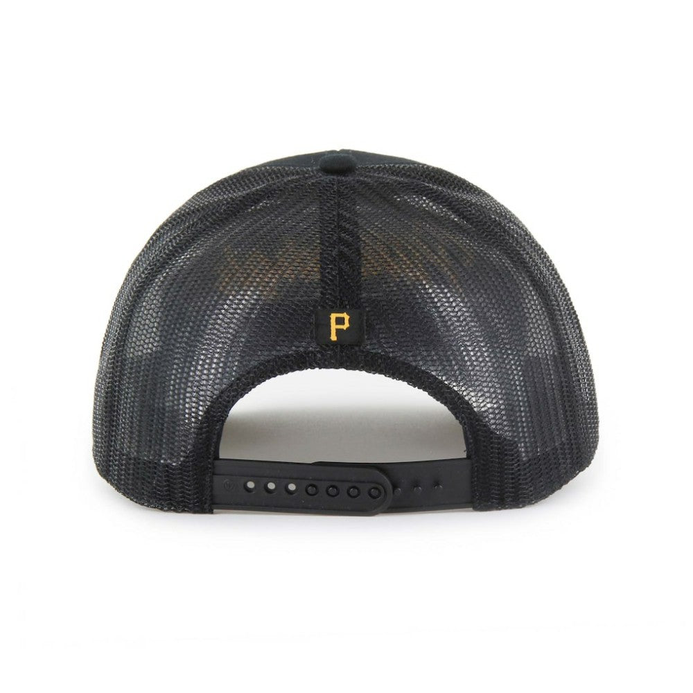 Black Pittsburgh Pirates '47 Garner Trucker Adjustable Hat