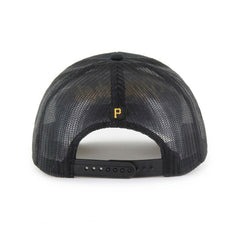 Black Pittsburgh Pirates '47 Garner Trucker Adjustable Hat