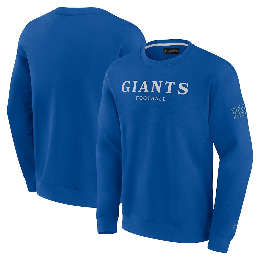 Unisex Elements Unlimited Fleece Pullover Sweatshirt - New York Giants Pullover